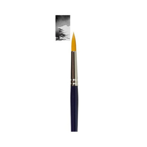 ΠΙΝΕΛΟ VAN GOGH ΝΕΡΟΥ S191 Νο1 ΣΤΡΟΓΓΥΛΟ GOLDEN SYNTHETIC HAIR