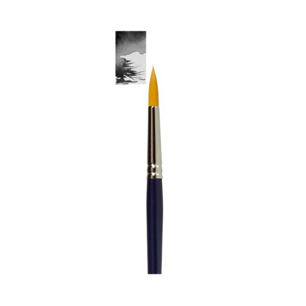 ΠΙΝΕΛΟ VAN GOGH ΝΕΡΟΥ S191 Νο1 ΣΤΡΟΓΓΥΛΟ GOLDEN SYNTHETIC HAIR