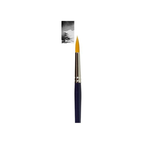 ΠΙΝΕΛΟ VAN GOGH ΝΕΡΟΥ S191 Νο4 ΣΤΡΟΓΓΥΛΟ GOLDEN SYNTHETIC HAIR