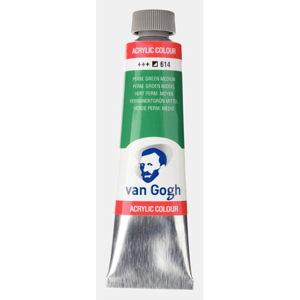ΑΚΡΥΛΙΚΟ VAN GOGH 40ML 614 PERM.GREEN MED