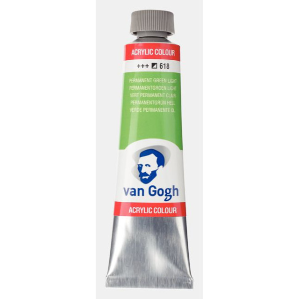ΑΚΡΥΛΙΚΟ VAN GOGH 40ML 618 PERM. GREEN LIGHT