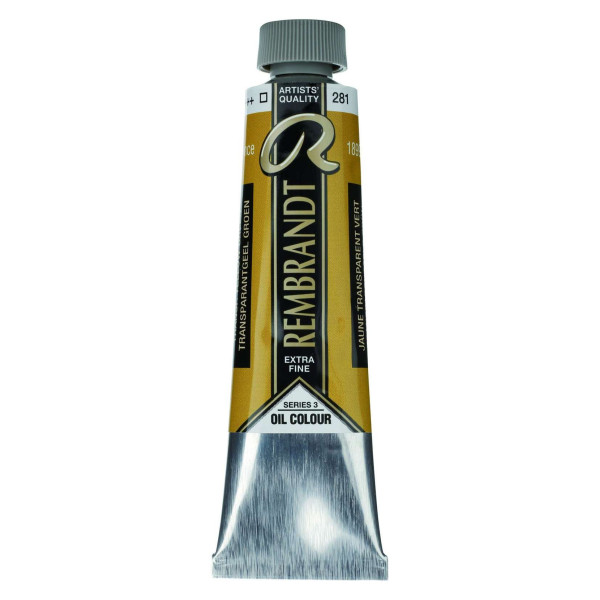 ΛΑΔΙΑ REMBRANDT 40ml S3 No 281 Transparent Yellow Green