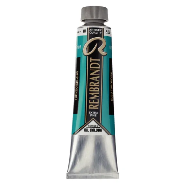 ΛΑΔΙΑ REMBRANDT 40ml S3 No 522 Turquoise Blue
