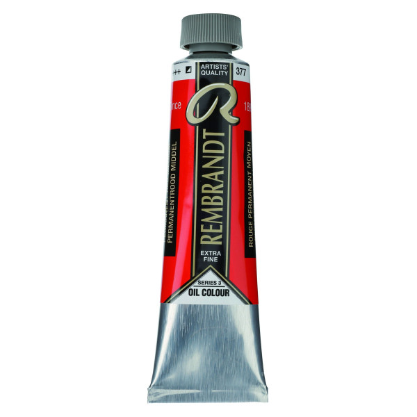 ΛΑΔΙΑ REMBRANDT 40ml S3 No 377 Permanent Red Medium