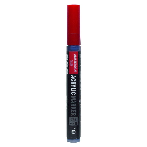 ΜΑΡΚΑΔΟΡΟΣ ΑΚΡΥΛΙΚΟΣ AMSTERDAM 4mm 735 Oxide Black SW