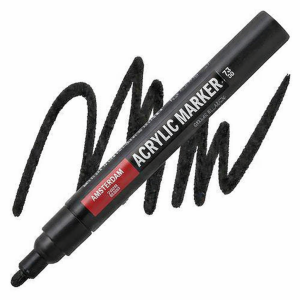 ΜΑΡΚΑΔΟΡΟΣ ΑΚΡΥΛΙΚΟΣ AMSTERDAM 4mm 735 Oxide Black SW