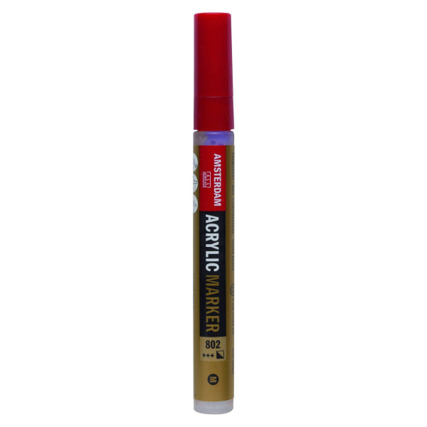 ΜΑΡΚΑΔΟΡΟΣ ΑΚΡΥΛΙΚΟΣ AMSTERDAM 4mm 802 Light Gold SW