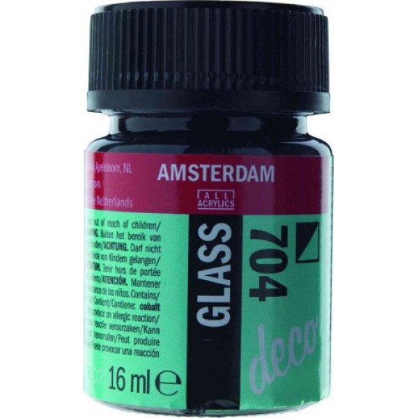 ΧΡΩΜΑ AMSTERDAM GLASS 704 Grey 16ml