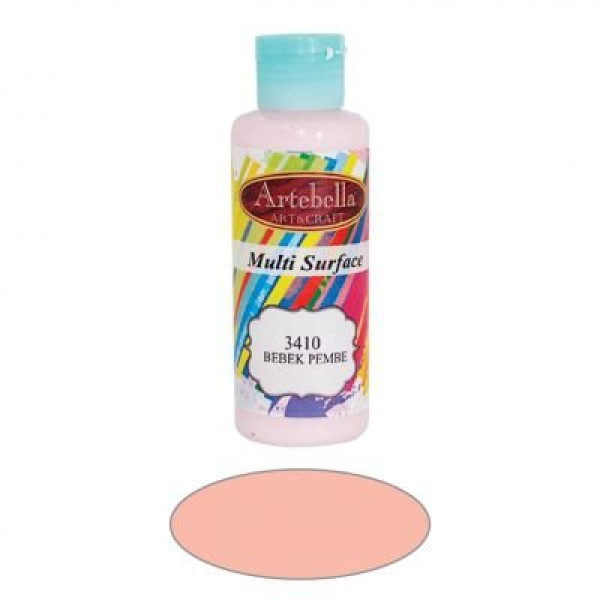 ΑΚΡΥΛΙΚΟ MULTISURFACE No 3410 ΡΟΖ 130CC ARTEBELLA