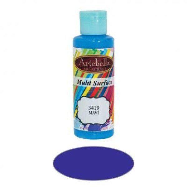 ΑΚΡΥΛΙΚΟ MULTISURFACE No 3419 ΜΠΛΕ 130CC ARTEBELLA