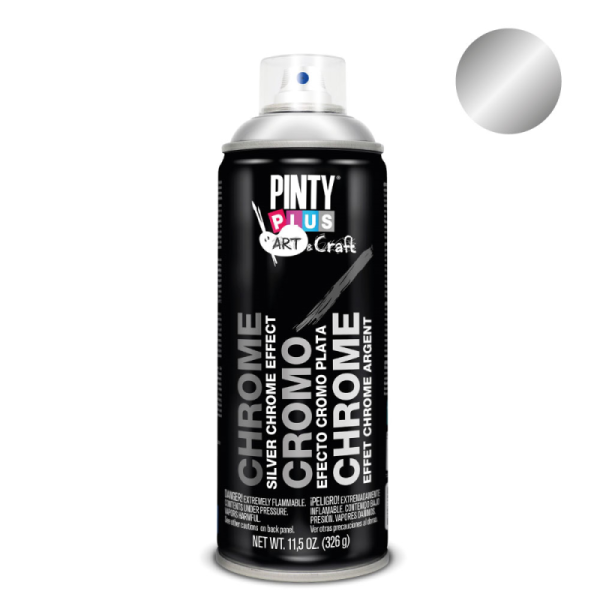 ΣΠΡΕΪ ΕΦΕ ΧΡΩΜΙΟΥ ΑΣΗΜΙ PINTY PLUS 400ml