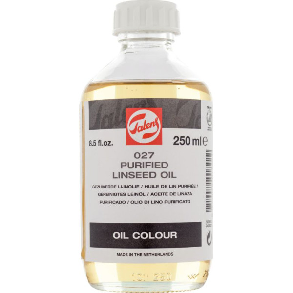 ΛΙΝΕΛΑΙΟ 250ML LINSEED OIL PURIFIED 027 TALENS