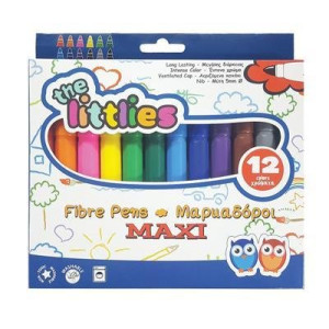 ΜΑΡΚΑΔΟΡΟΙ ΖΩΓΡΑΦΙΚΗΣ ΧΟΝΤΡΟΙ 12ΧΡΩΜΑΤΑ  LITTLIES