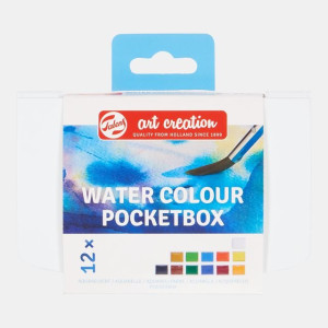 WATERCOLOUR POCKET BOX ART CREATION  12TEM ΣΕ ΚΑΣΕΤΙΝΑ