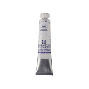 GOUACHE ΤΕΜΠΕΡΑ 20ml 106 Opaque White Extra ROYAL TALENS