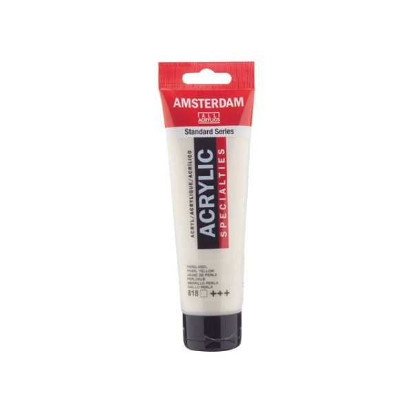ΑΚΡΥΛΙΚΟ ΜΕΤΑΛΛΙΚΟ AMSTERDAM 120ml No.818 Pearl Yellow