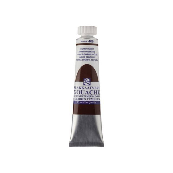 GOUACHE ΤΕΜΠΕΡΑ 20ml 409 Burnt Umber ROYAL TALENS