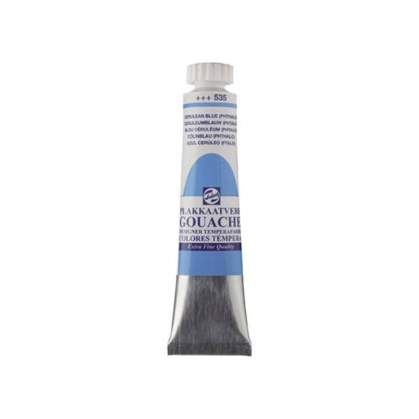 GOUACHE ΤΕΜΠΕΡΑ 20ml 535 Cerulean Blue (Phthalo) ROYAL TALENS