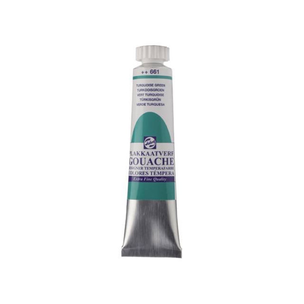 GOUACHE ΤΕΜΠΕΡΑ 20ml 661 Turquoise Green ROYAL TALENS