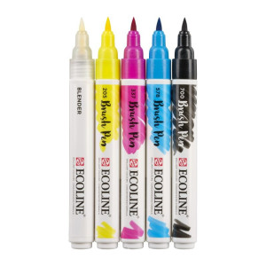 ECOLINE BRUSHPEN ROYAL ΣΕΤ 5ΤΕΜ Primary