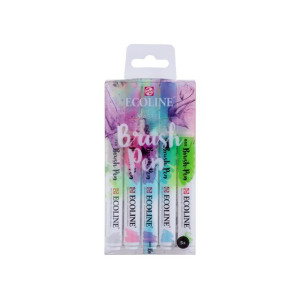 ECOLINE BRUSHPEN ROYAL TALENS ΣΕΤ 5TEM Pastel