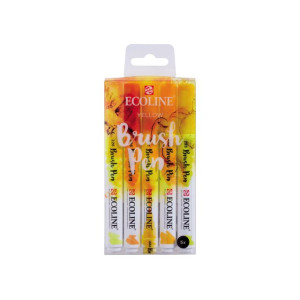 ECOLINE BRUSHPEN ROYAL TALENS ΣΕΤ 5TEM Yellow