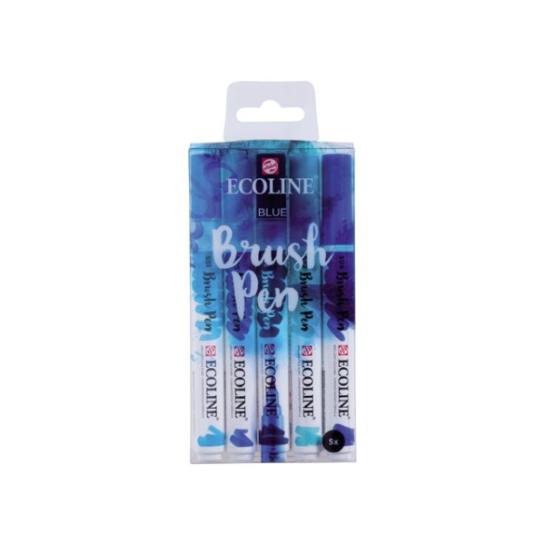 ECOLINE BRUSHPEN ROYAL TALENS ΣΕΤ 5TEM Blue