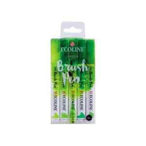 ECOLINE BRUSHPEN ROYAL TALENS ΣΕΤ 5TEM Green