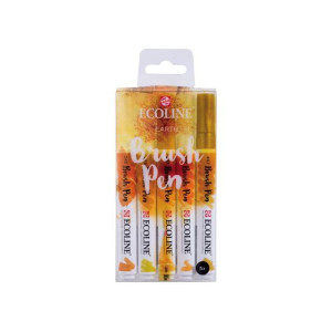 ECOLINE BRUSHPEN ROYAL TALENS ΣΕΤ 5TEM Earth