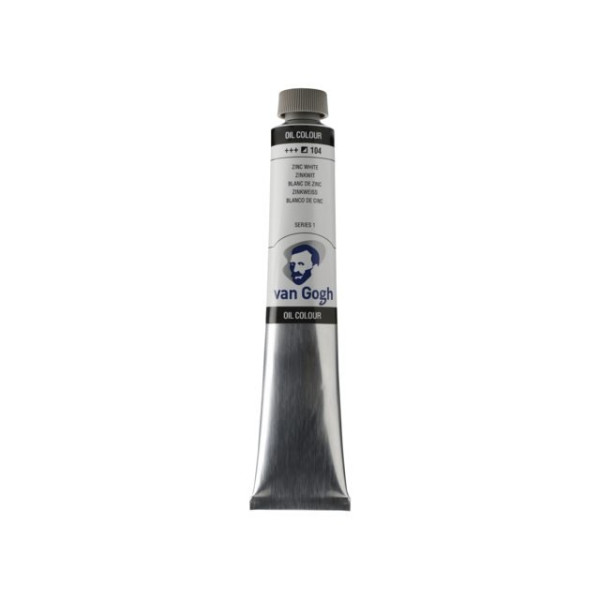 ΛΑΔΙΑ VAN GOGH 60ML S1 No. 104 Zinc White (Safflower Oil)