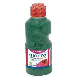 ΤΕΜΠΕΡΑ ΜΠΟΥΚΑΛΙ 250ML ΠΡΑΣΙΝΟ GLITTER GIOTTO