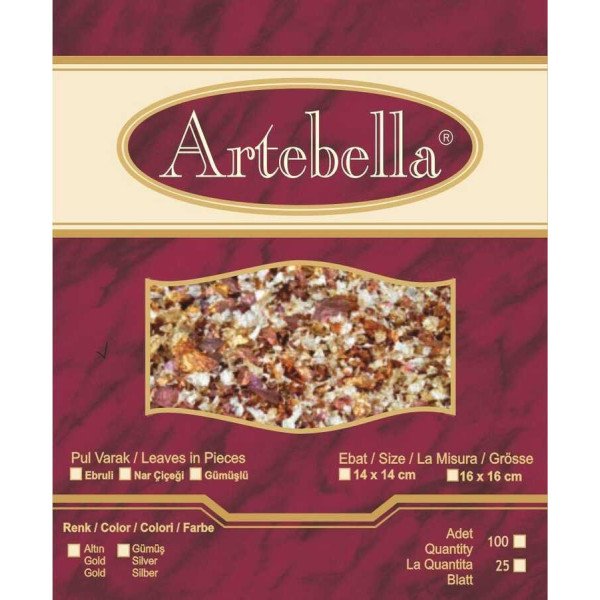 ΦΥΛΛΑ MULTI FLAKES (ΤΡΙΜΜΑΤΑ) ΜΑΡΜΑΡΙΝΟ ARTEBELLA