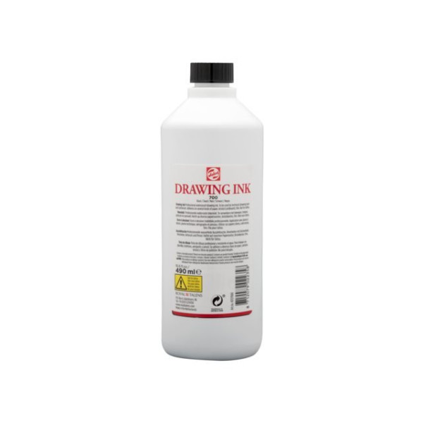 ΜΕΛΑΝΙ DRAWING INK  ΜΑΥΡΟ 490ml