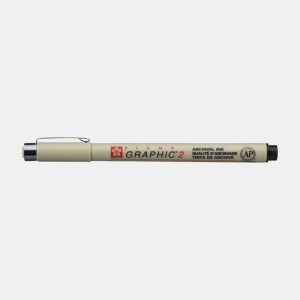 ΜΑΡΚΑΔΟΡΟΣ SAKURA PIGMA GRAPHIC 2mm BLACK ΜΑΡΚΑΔΟΡΟΣ SAKURA PIGMA GRAPHIC 2mm BLACK