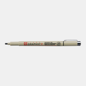 ΜΑΡΚΑΔOΡΟΣ SAKURA PIGMA GRAPHIC 3mm BLACK ΜΑΡΚΑΔOΡΟΣ SAKURA PIGMA GRAPHIC 3mm BLACK