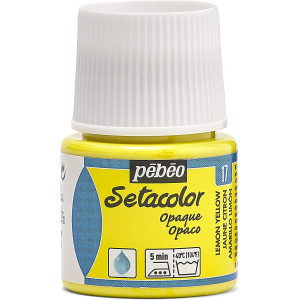 ΧΡΩΜΑ ΥΦΑΣΜΑΤΟΣ Lemon Yellow SETACOLOR OPAQUE 45ml