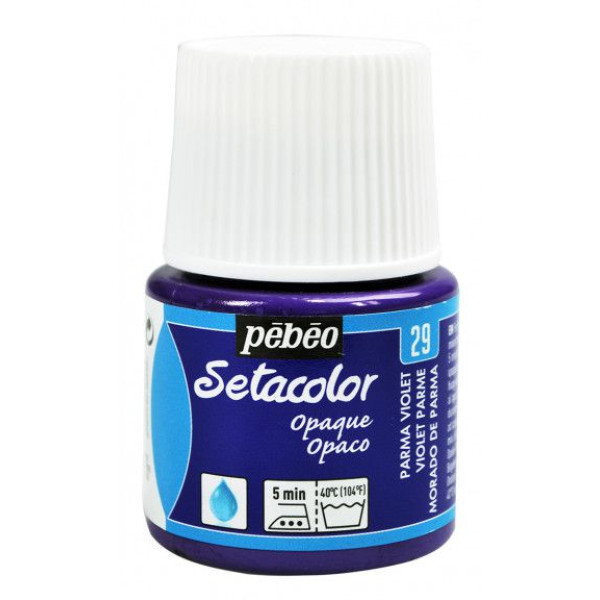 ΧΡΩΜΑ ΥΦΑΣΜΑΤΟΣ VIOLET PARME SETACOLOR OPAQUE 45 ML