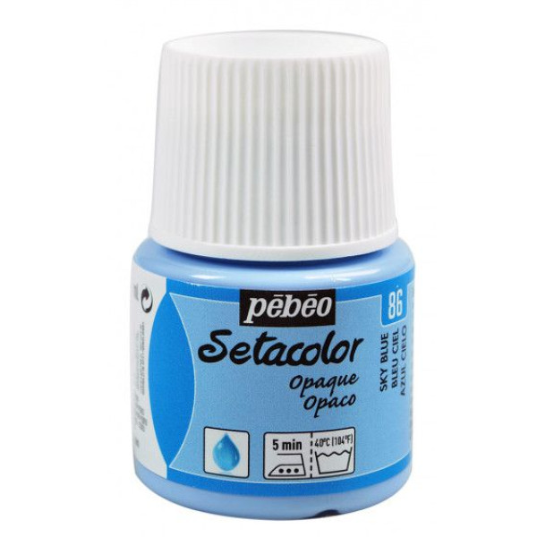 ΧΡΩΜΑ ΥΦΑΣΜΑΤΟΣ SKY BLUE SETACOLOR OPAQUE 45 ML