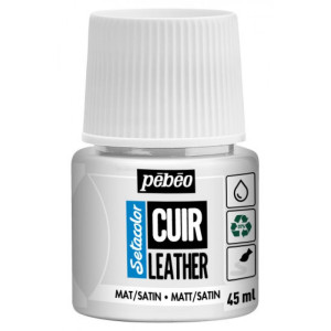 ΧΡΩΜΑ ΓΙΑ ΔΕΡΜΑΤΑ PUR EHITE SETACOLOR LEATHER  45ML