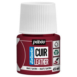 ΧΡΩΜΑ ΓΙΑ ΔΕΡΜΑΤΑ  DEEP RED SETACOLOR LEATHER  45ML