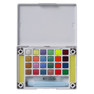 ΣΕΤ WATERCOLOURS Creative Art Colors 24 ΧΡΩΜΑΤΑ+ΑΞΕΣΟΥΑΡ KOI SAKURA