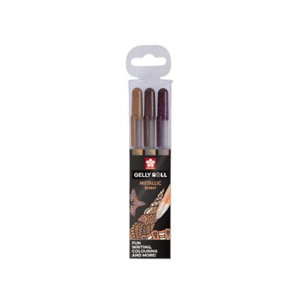 ΣΤΥΛΟ GELLY ROLL METALLIC SHINE  ΣΕΤ3(554/517/522)