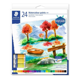 ΣΕΤ WATERCOLOUR ΧΡΩΜΑΤΑ 8880 STAEDTLER 24ΤΕΜx12ml