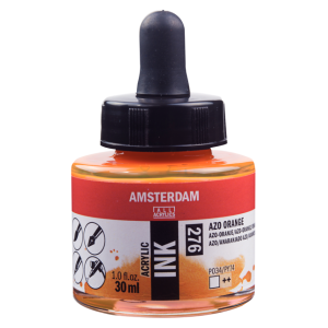 ΜΕΛΑΝΙ INK AMSTERDAM 30ml 276 AZO ORANGE