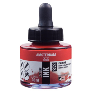 ΜΕΛΑΝΙ INK AMSTERDAM 30ml 318 CARMINE