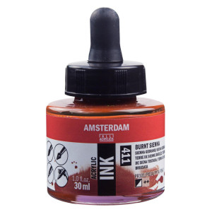 ΜΕΛΑΝΙ INK AMSTERDAM 30ml 411 BURNT SIENNA