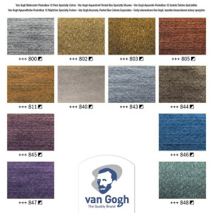 WATERCOLOUR POCKET BOX VAN GOGH ΣΕ ΠΑΣΤΙΛΙΕΣ 12ΤΕΜ Specialty