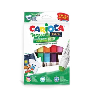 ΤΕΜΠΕΡΕΣ TEXTILE TEMPERELLO STICK CARIOCA 42324 10 ΧΡΩΜΑΤΑ ΤΕΜΠΕΡΕΣ TEXTILE TEMPERELLO STICK CARIOCA 42324 10 ΧΡΩΜΑΤΑ