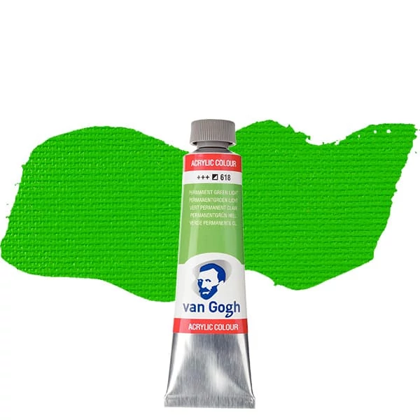 ΑΚΡΥΛΙΚΟ VAN GOGH 40ml 618 Permanent Green Light