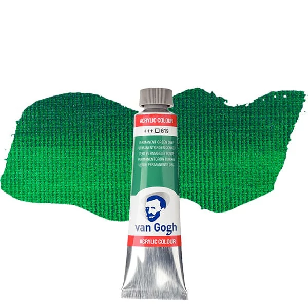 ΑΚΡΥΛΙΚΟ VAN GOGH 40ml 619 Permanent Green Deep